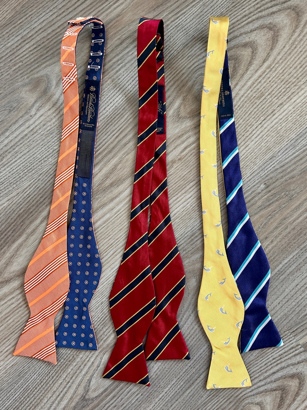 Assorted Brooks Brothers Men's Bow Ties